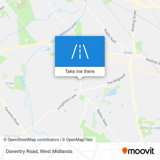 Daventry Road map