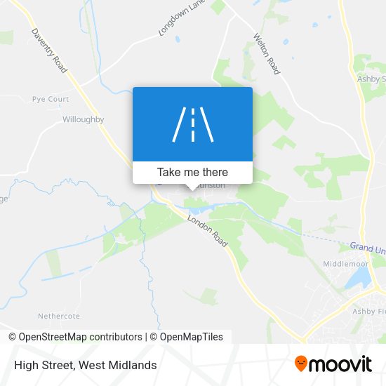 High Street map