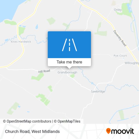 Church Road map