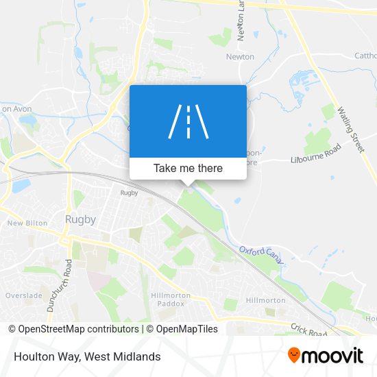 Houlton Way map