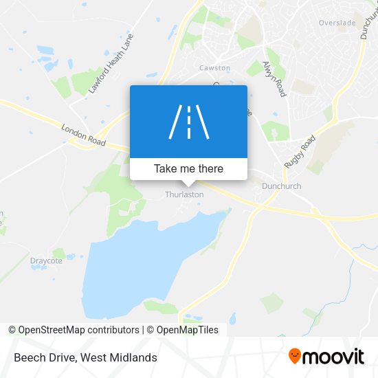 Beech Drive map