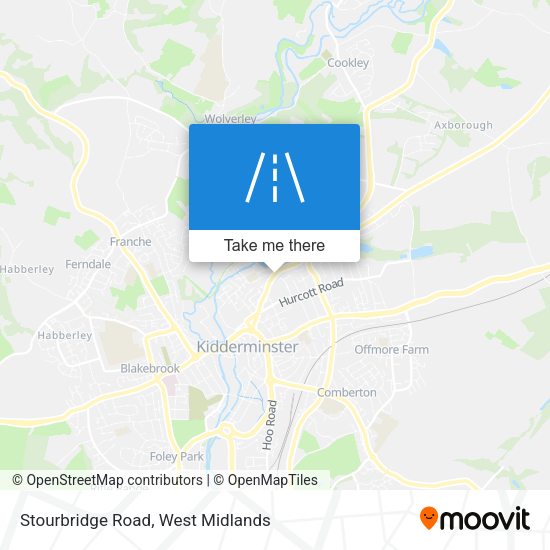 Stourbridge Road map