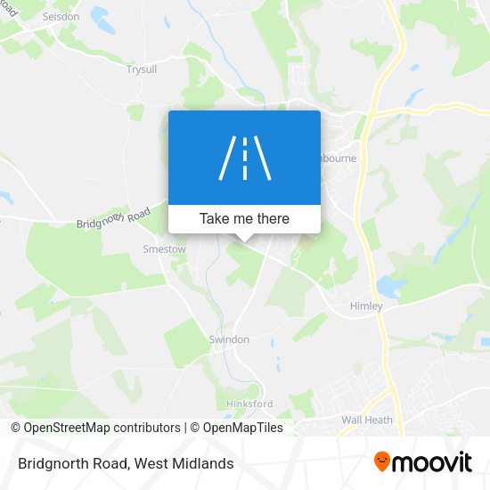 Bridgnorth Road map