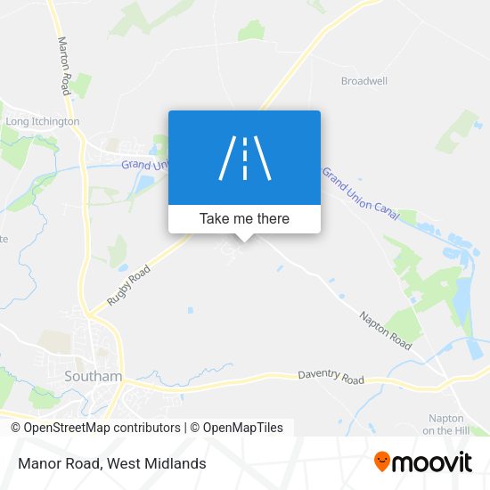 Manor Road map