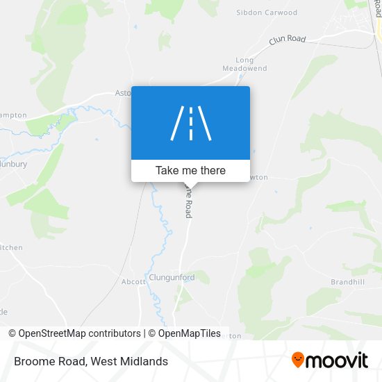 Broome Road map