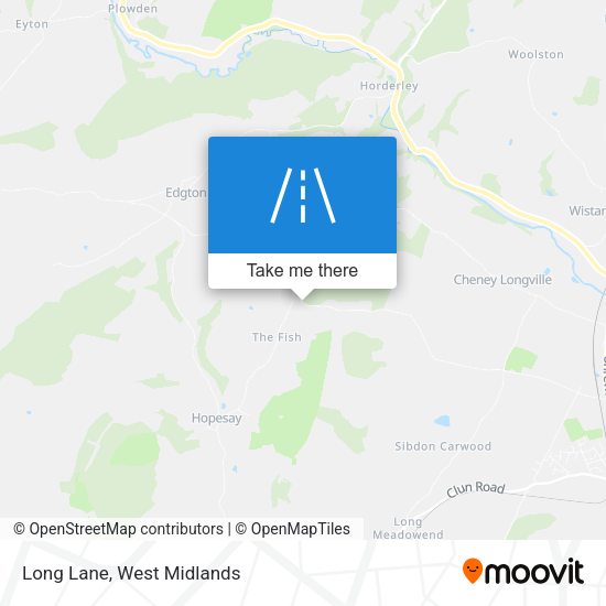 Long Lane map