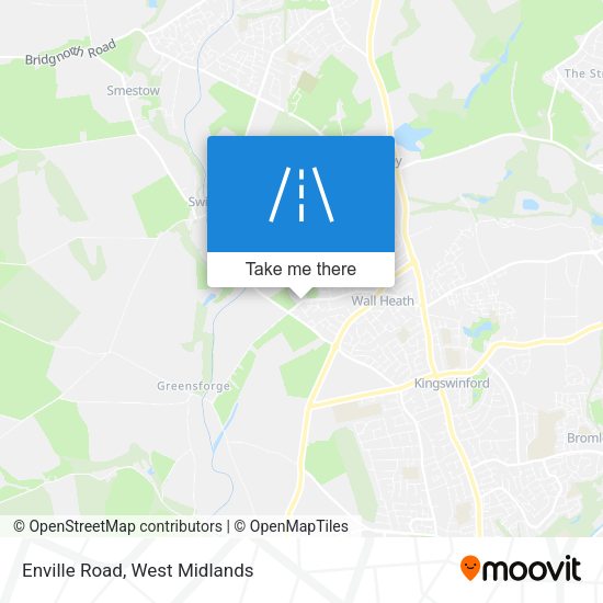 Enville Road map