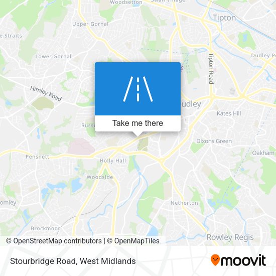 Stourbridge Road map