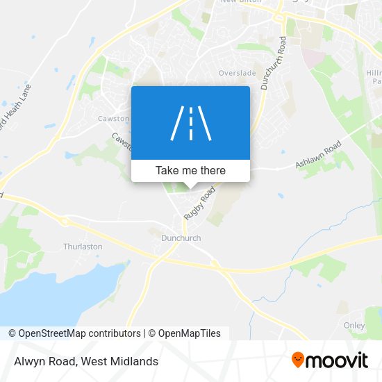 Alwyn Road map