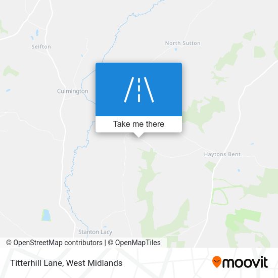 Titterhill Lane map