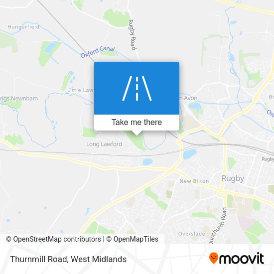 Thurnmill Road map