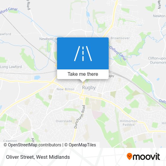 Oliver Street map