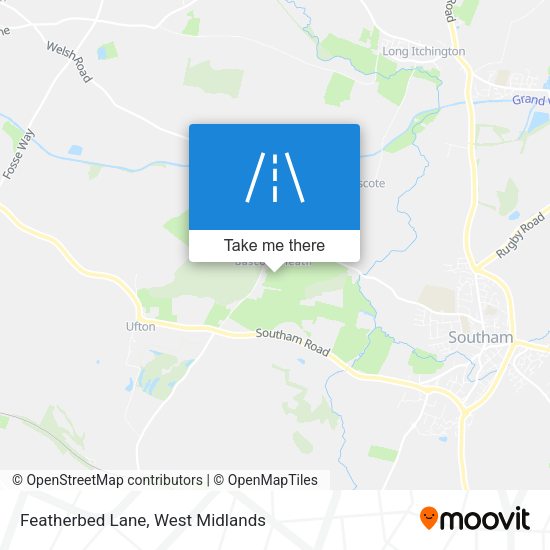 Featherbed Lane map