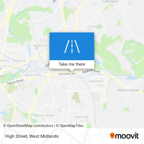 High Street map