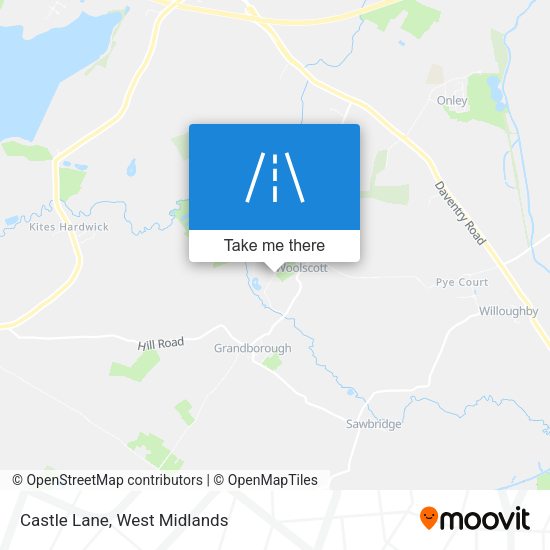 Castle Lane map