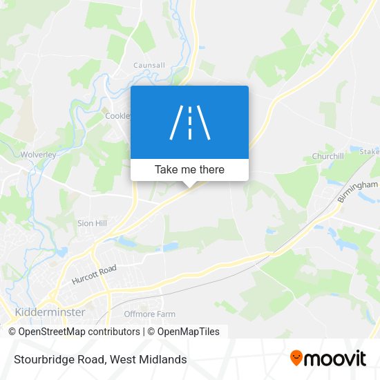 Stourbridge Road map