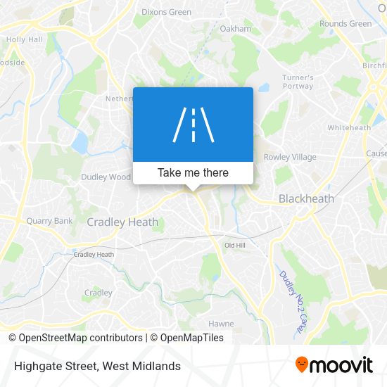 Highgate Street map