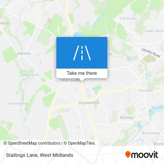 Stallings Lane map
