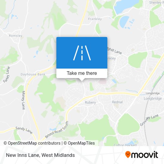 New Inns Lane map