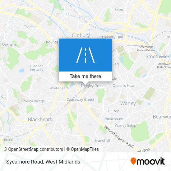 Sycamore Road map