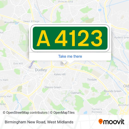Birmingham New Road map
