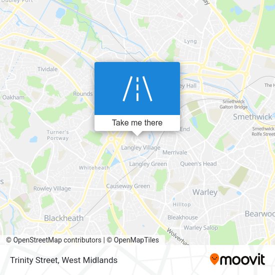 Trinity Street map