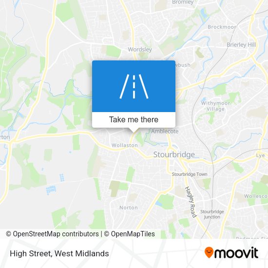 High Street map