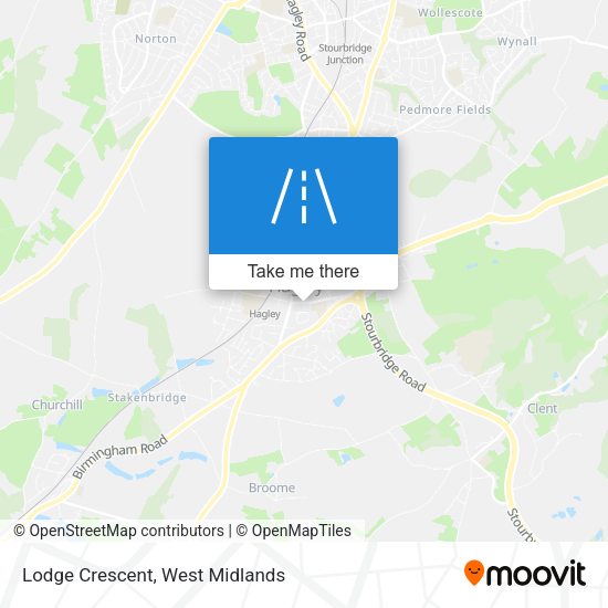 Lodge Crescent map
