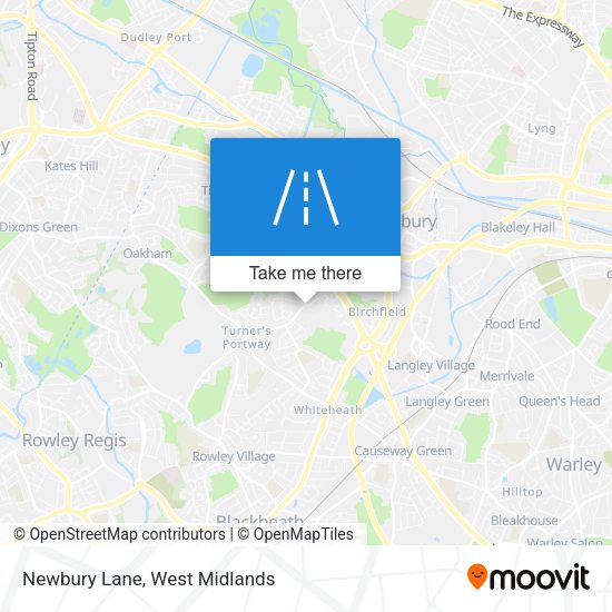 Newbury Lane map