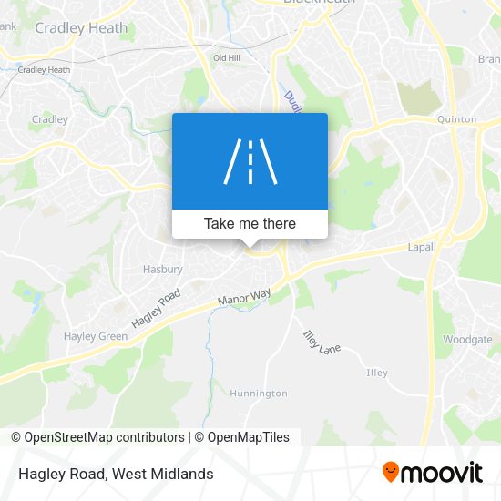 Hagley Road map