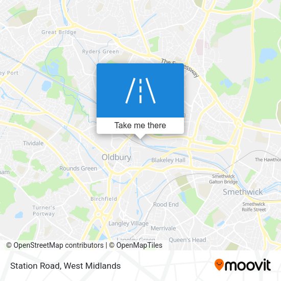 Station Road map