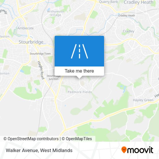 Walker Avenue map