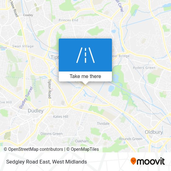 Sedgley Road East map