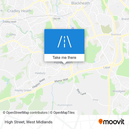 High Street map