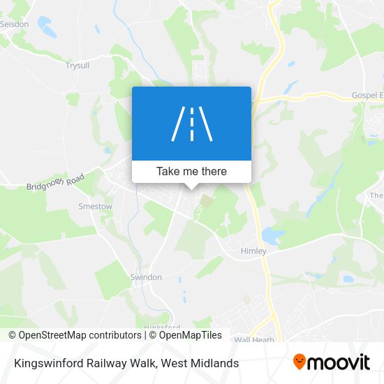 Kingswinford Railway Walk map