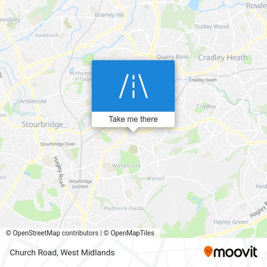 Church Road map
