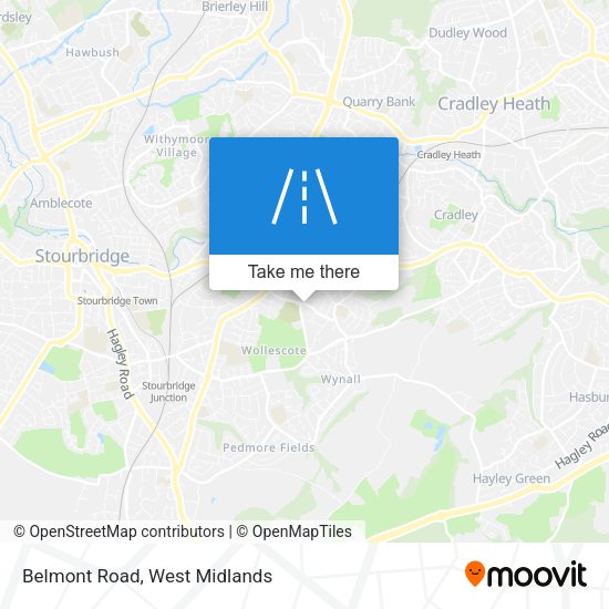 Belmont Road map
