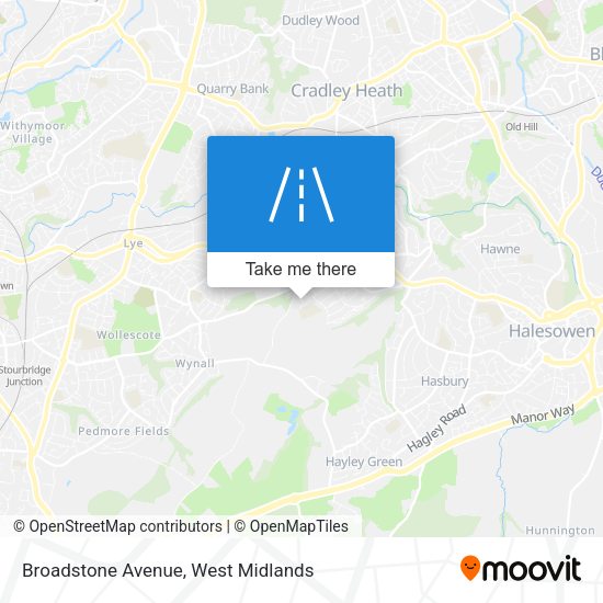 Broadstone Avenue map