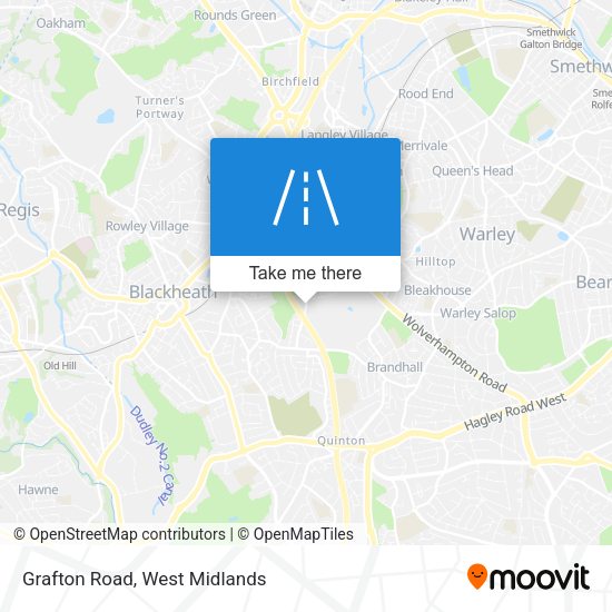 Grafton Road map