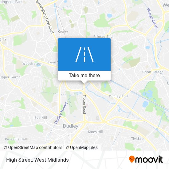 High Street map