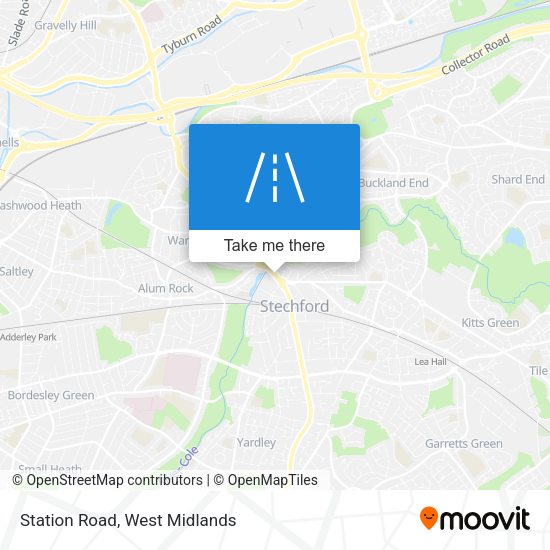 Station Road map