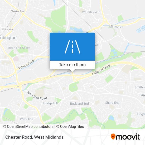 Chester Road map