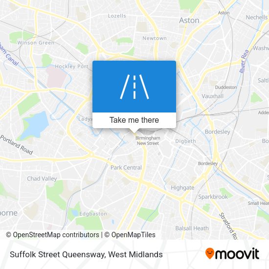 Suffolk Street Queensway map