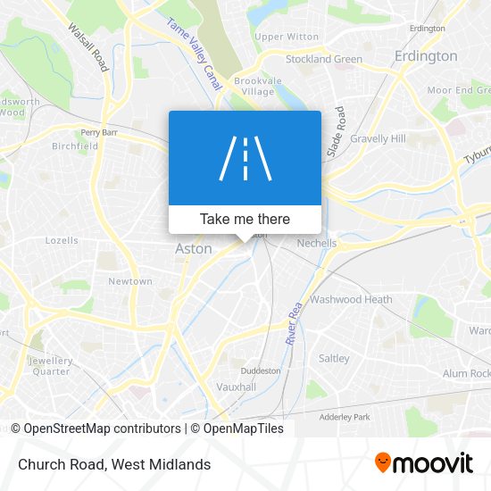Church Road map