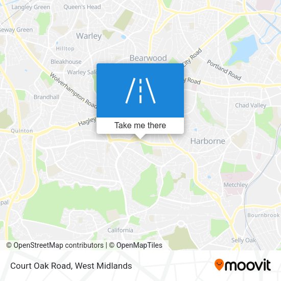 Court Oak Road map