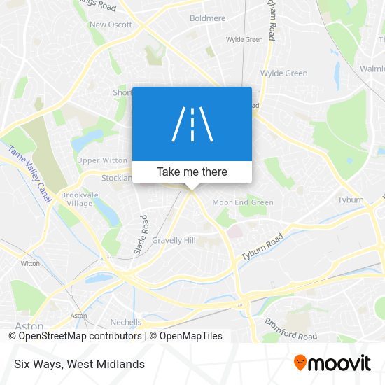 Six Ways map
