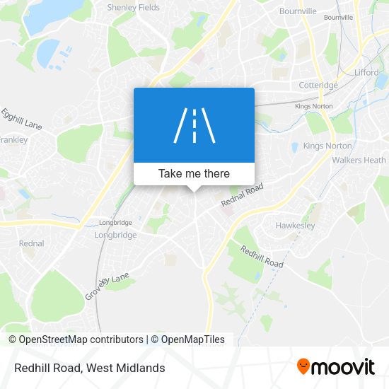 Redhill Road map