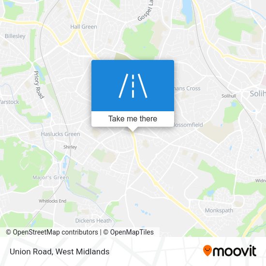 Union Road map