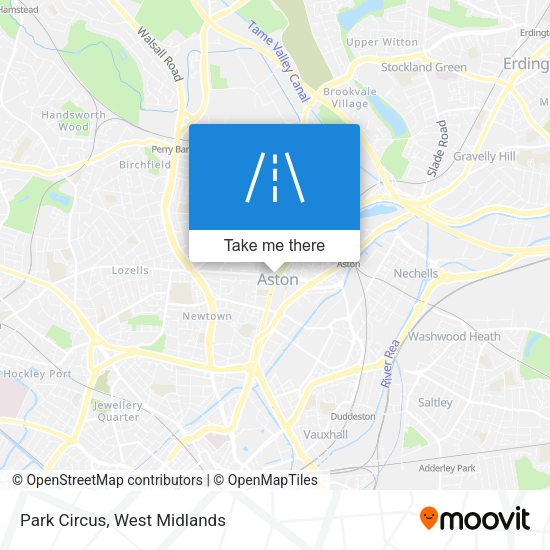 Park Circus map