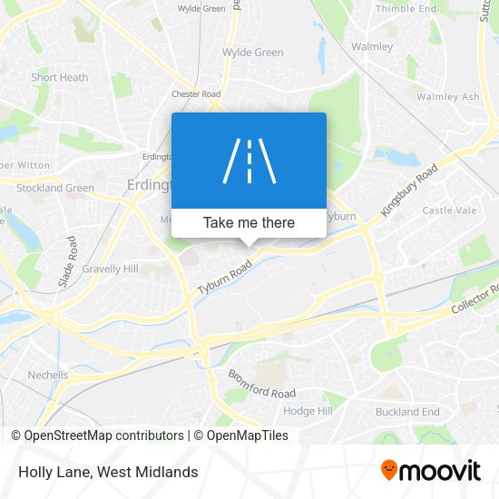 Holly Lane map